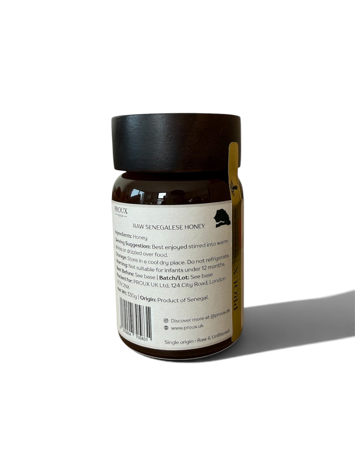 PROUX RAW SENEGALESE HONEY 330g