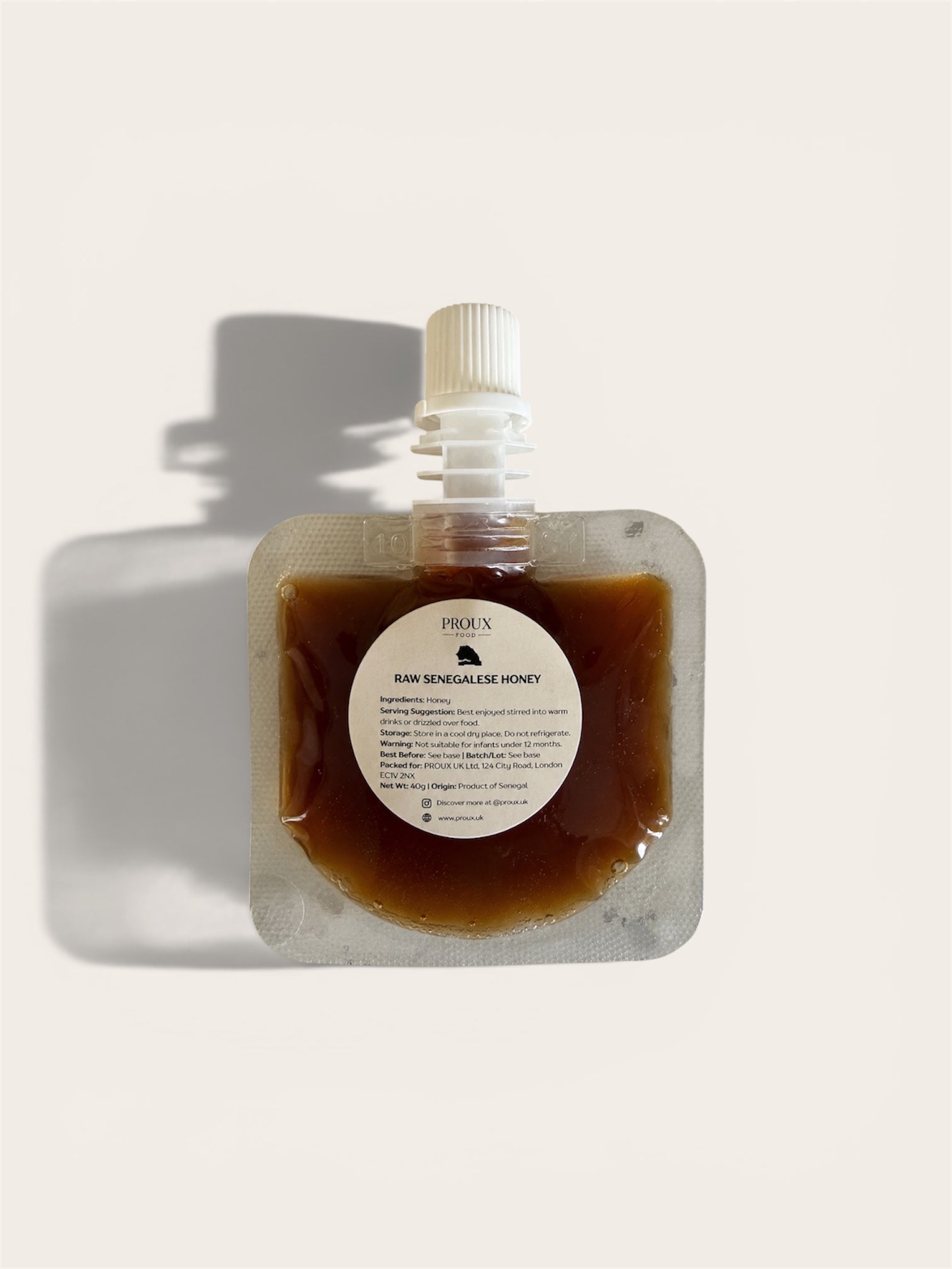 RAW SENEGALESE HONEY TASTER POUCH 40g